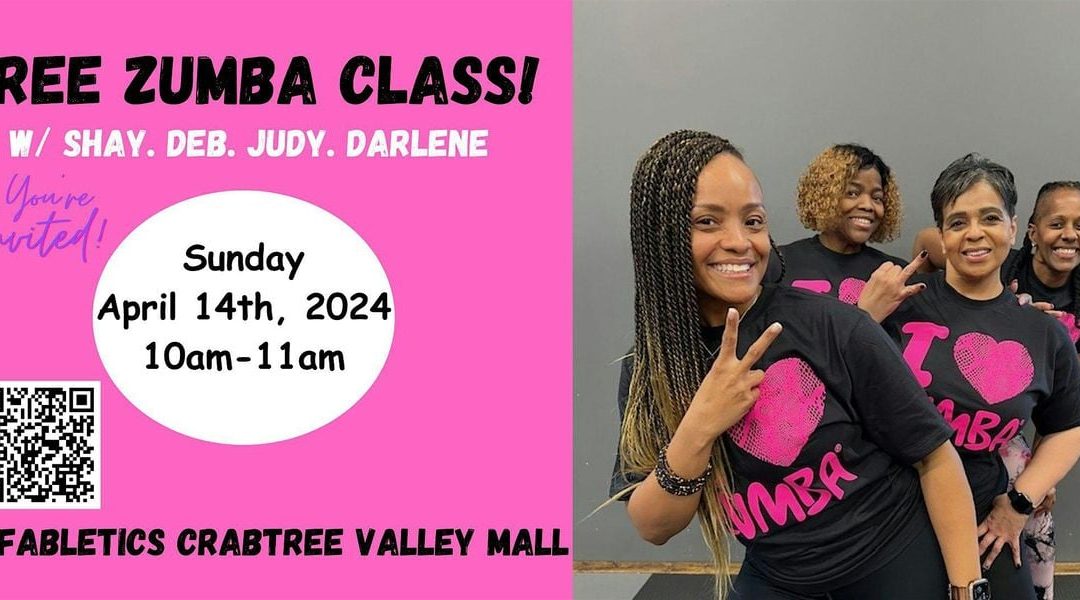 Unleash Your Inner Dancer: Free Zumba Class at Fabletics Crabtree Valley Mall