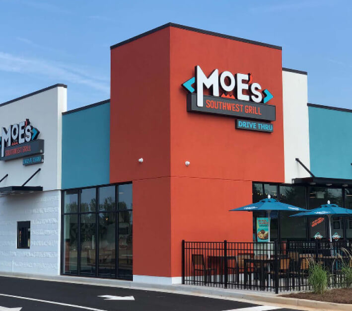 Moe's Southwest Grill in north raleigh, NC